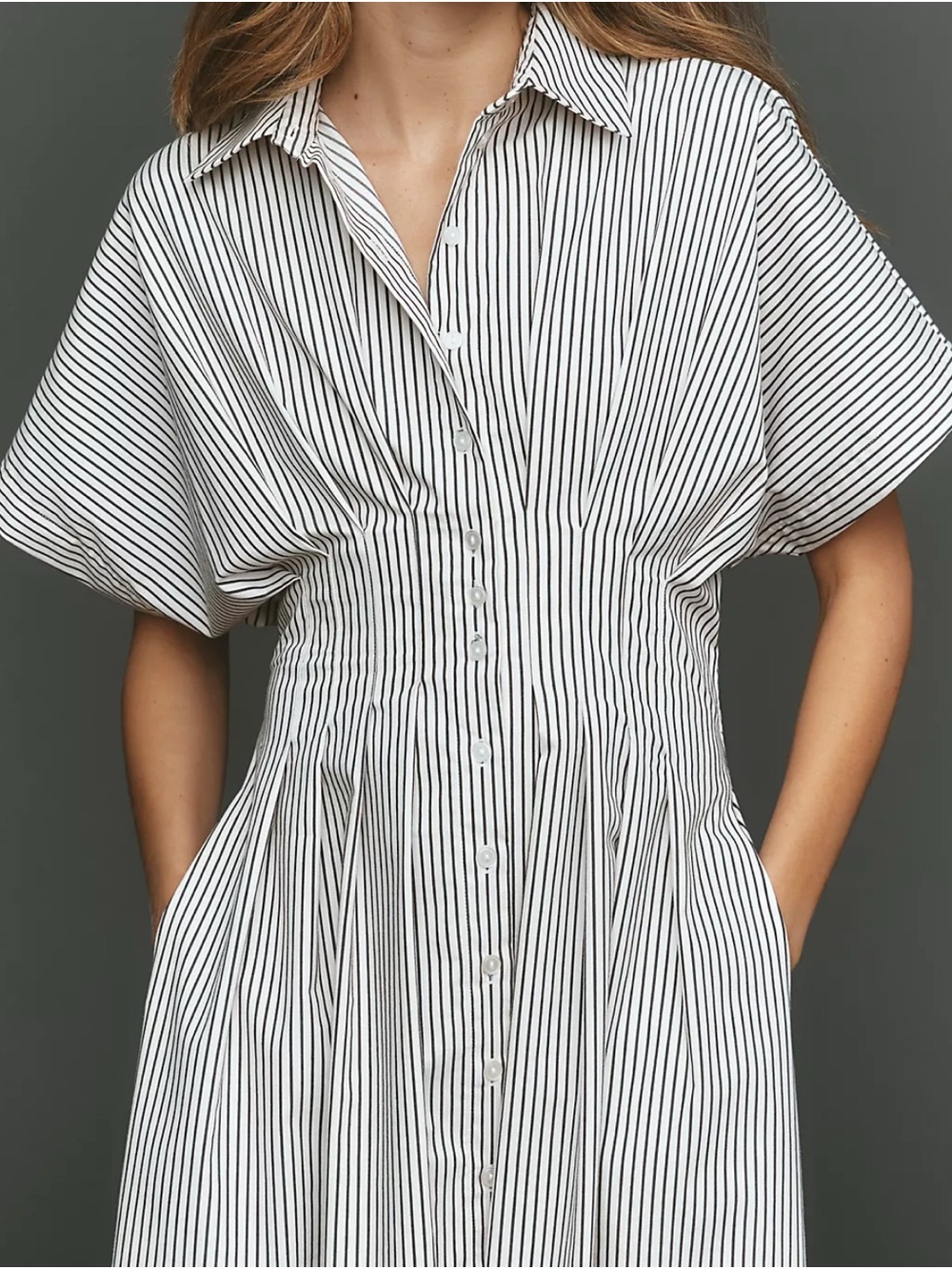 Anthropologie Exquise Tobie Shirt Dress - L
